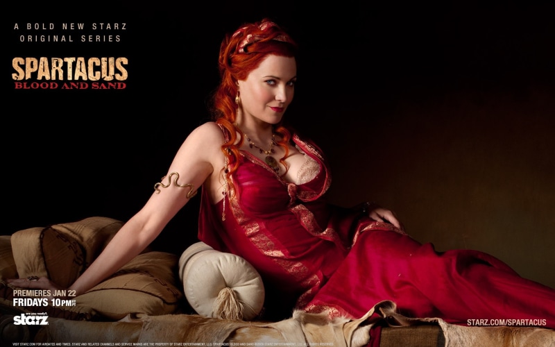 Blood, 1080P, Lucy, Lawless, Spartacus, poster, Sand