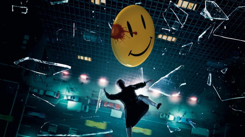 art, panes, movies, suicide, Watchmen, entertainment, x, window, 1080P, smiley, hd