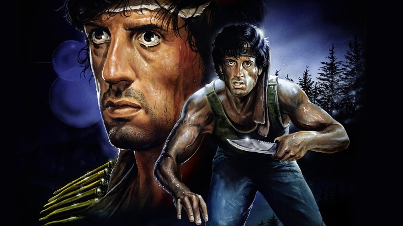 art, Sylvester Stallone, First Blood, John Rambo, 1080P, Rambo: First blood, action, stallone, sylvester, figure