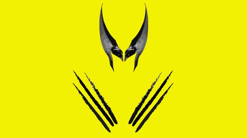 men, hd, cartoon/comic, wolverine, x, yellow, 1080P