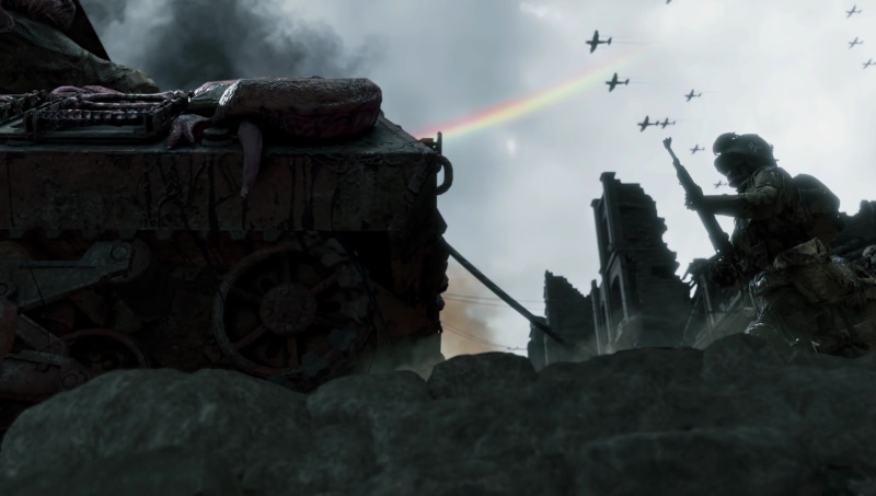 Kojima Productions, motion, apocalyptic, transportation, sky, architecture, 4K, Death Stranding, statue, rock, water, nature, cloud - sky, low angle view