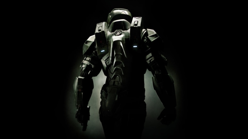 obscured face, 1080P, digital composite, government, Halo, representation, black background, technology, studio shot, human representation, military uniform