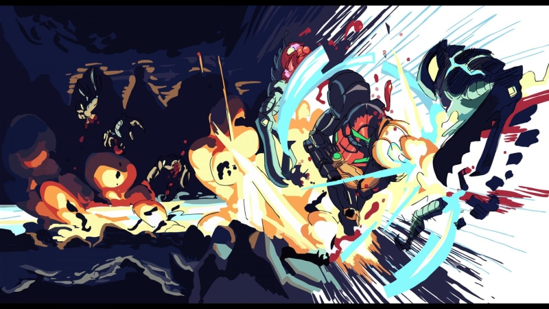 hd, anime, metroid, character, illustration, video games, nintendo, 1080P, samus