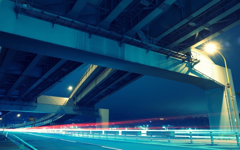 road, 1080P, photography, lighting equipment, built structure, long exposure, low angle view, light, night, building exterior, connection, gray, architectural column