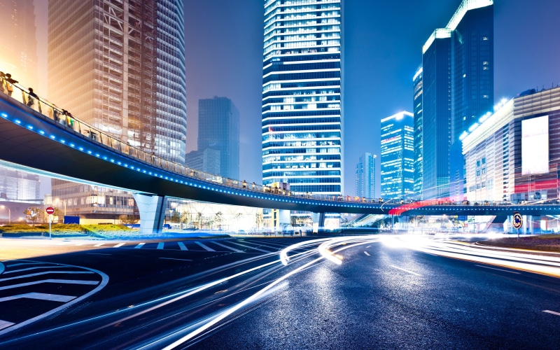 city, long exposure, 5K, street light, street, overpass