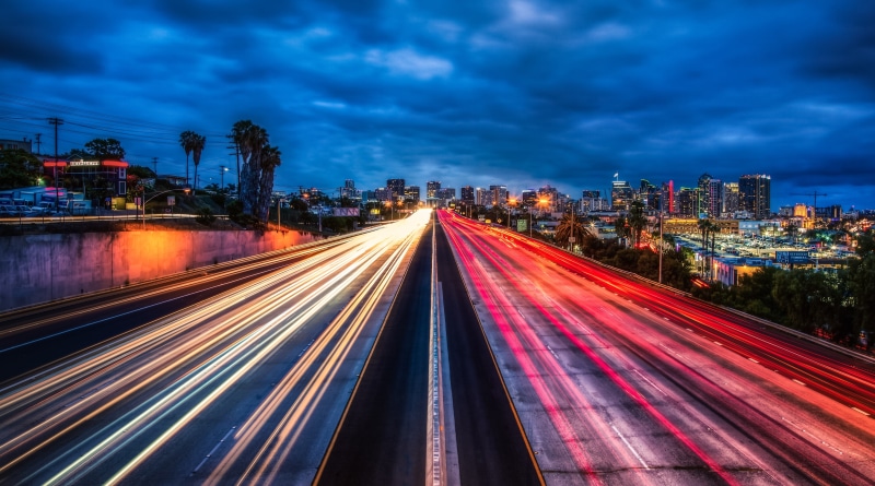 san, nature, freeway, the5way, Light, canon5d, overpass, United States, motion, Dusk, long exposure, California, transportation, light trail, 5K, City