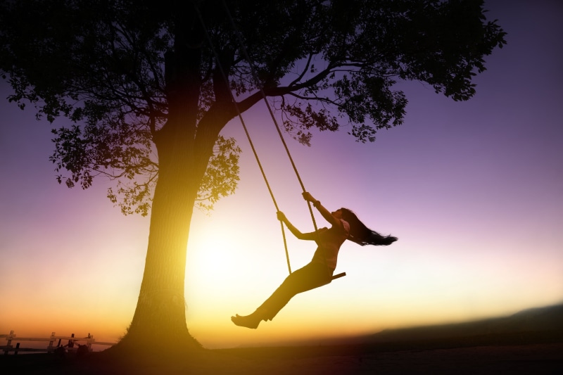 background, the sun, summer, joy, activity, branch, recreational Pursuit, full screen, sky, people, swinging, happiness, healthy Lifestyle, plant