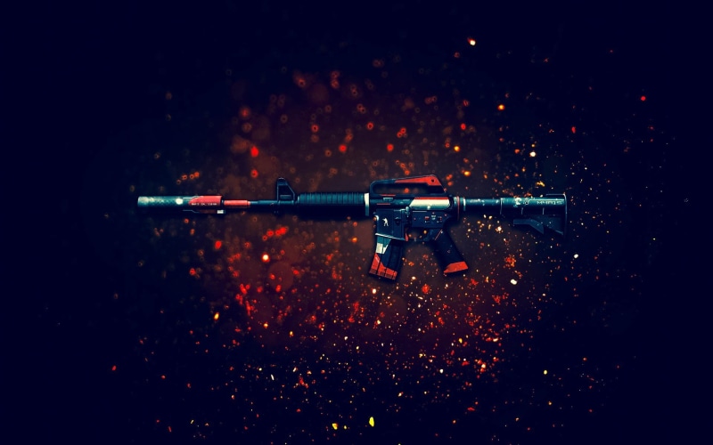 assault, weapons, 1080P, background, CS:GO, rifle