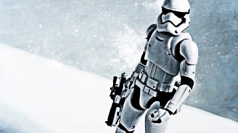 armed forces, rifle, gun, weapon, winter, security, sport, nature, military, Star Wars, conflict, cold temperature, people, snowing, winter sport, unrecognizable person
