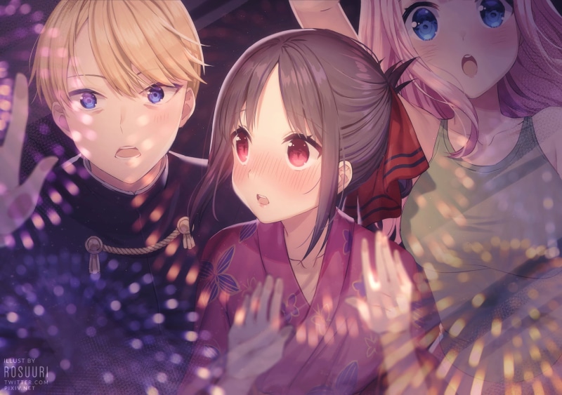Chika Fujiwara, Kaguya Shinomiya, Kaguya-sama: Love is War, Anime, Miyuki Shirogane, 1080P
