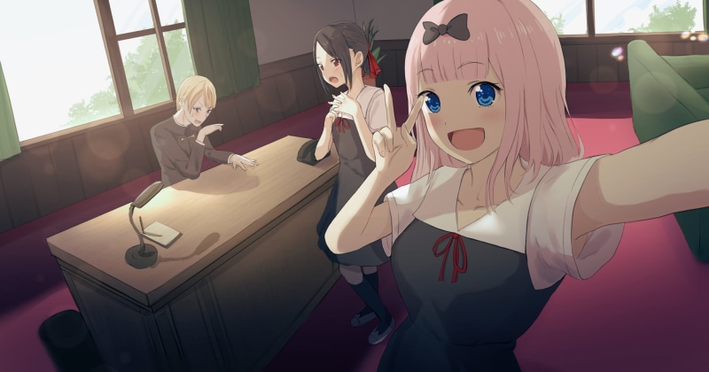 1080P, Miyuki Shirogane, Chika Fujiwara, Kaguya-sama: Love is War, Kaguya Shinomiya, Anime