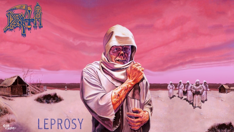 costume, Leprosy, sky, adult, Death (band), disguise, death metal, one person, contemplation, Chuck Schuldiner, celebration, waist up, mask, men