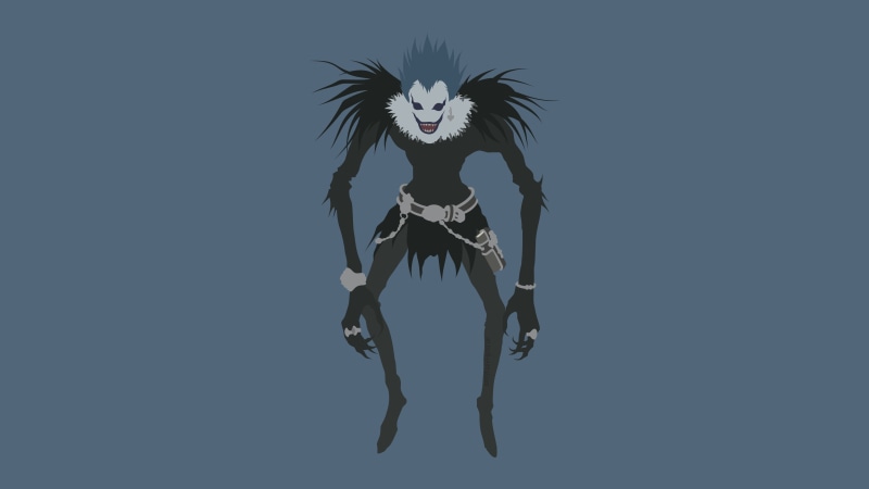 Ryuk, cut out, no people, Death Note, digital composite, animal wildlife, halloween, sky, nature, portrait, copy space, anime, minimalism, full length