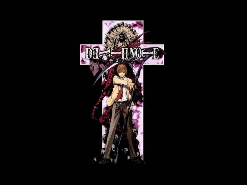 full length, copy space, representation, western script, indoors, men, balance, Yagami Light, clothing, obscured face, front view, anime, adult, Death Note