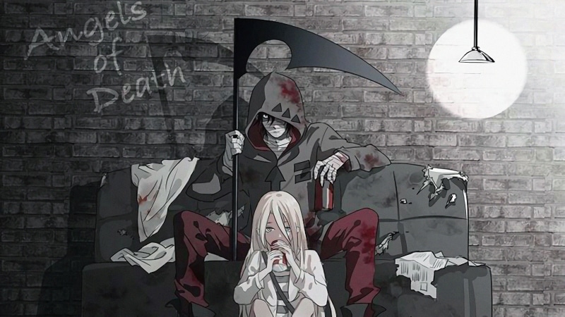 Rachel Gardner, 4K, Satsuriku no Tenshi, Isaac Foster, Angels of Death, anime