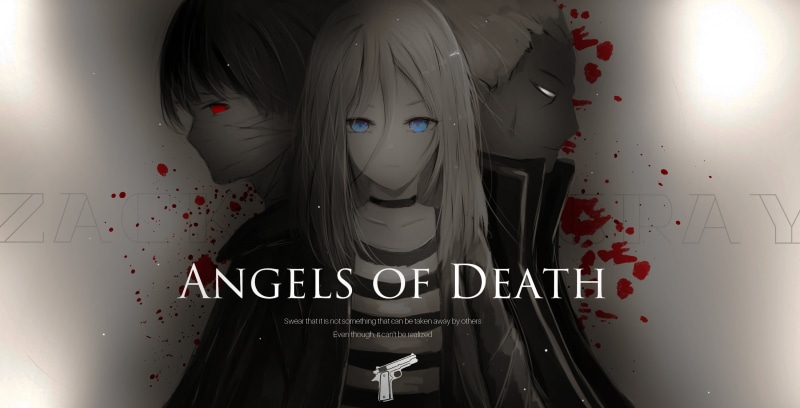 2K, Anime, Abraham Gray, Angels Of Death, Zack (Angels Of Death), Rachel Gardner