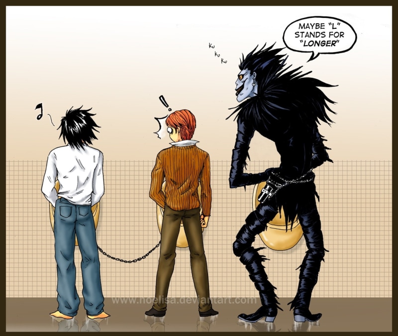 death note, yagami, Ryuk, art, x, note, anime, light, death, hd, 720P