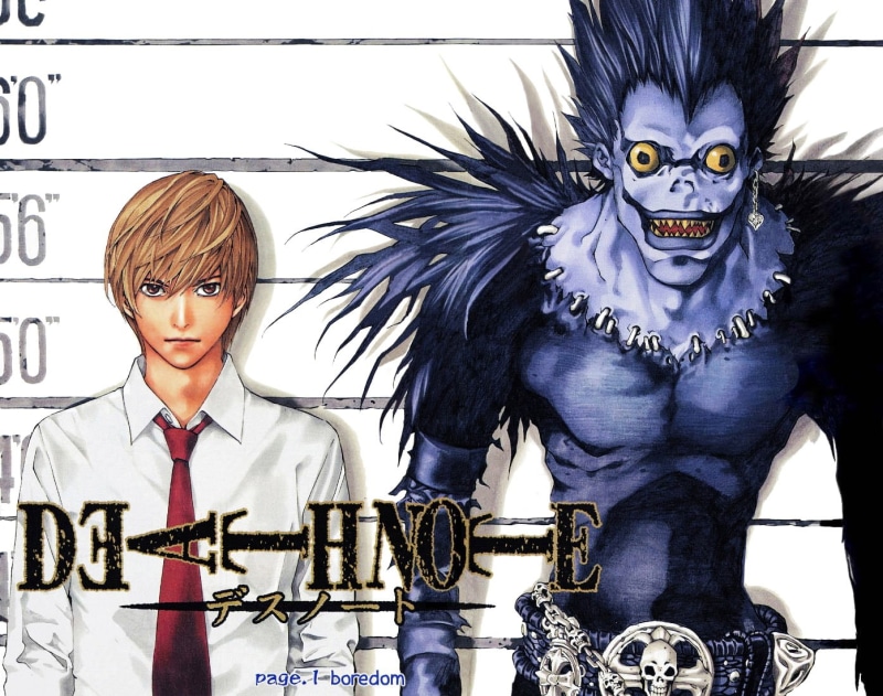 light, x, hd, death, art, 720P, Ryuk, note, death note, yagami, anime