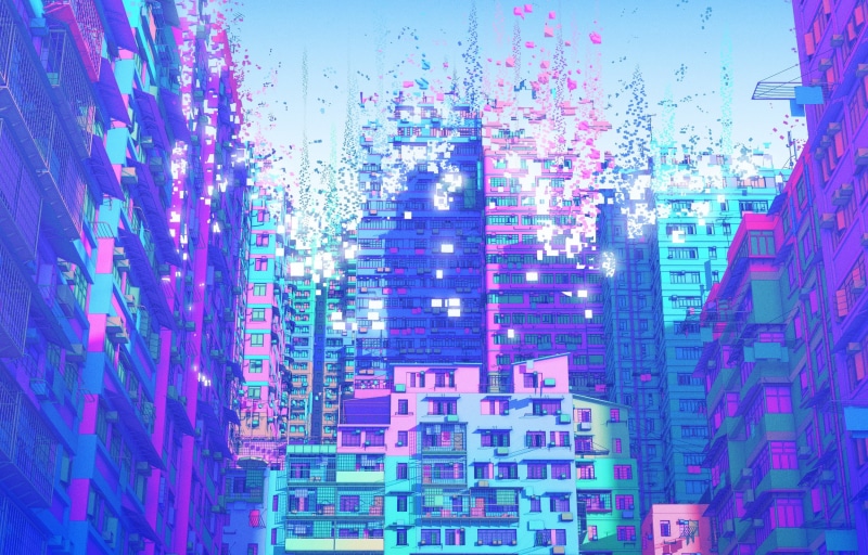 Love Death and Robots, Building, TV Show, Death and Robots, 1080P, City, Love