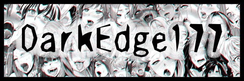 edge, banner, 2K, anime, dark, ahegao