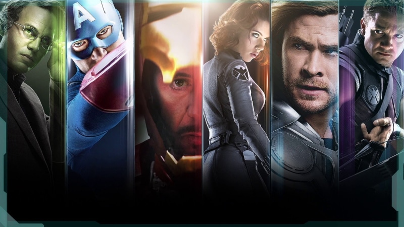 Mark Ruffalo, 1080P, The Avengers, Black Widow, Chris Evans, Natasha Romanoff, Chris Hemsworth, Captain America, Robert Downey Jr., Scarlett Johansson