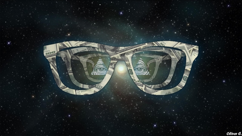 money, universe, star, space, outdoors, blue, sunglasses, galaxy, fantasy, classes, futuristic, vector, close-up, economy, fashion, night, sky