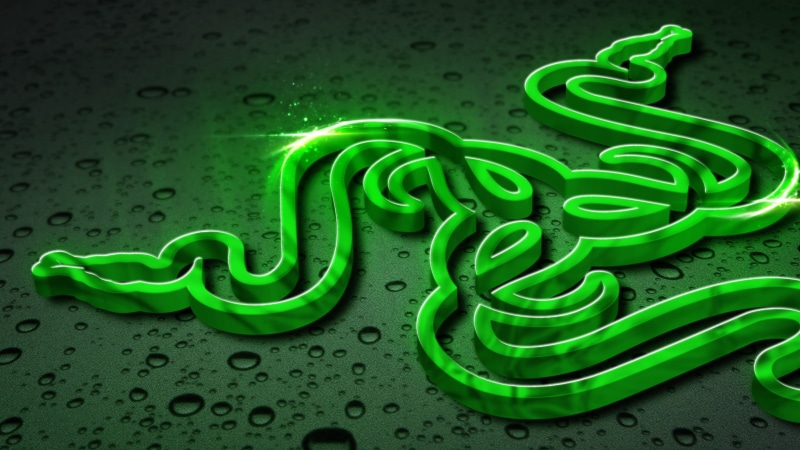 design, turquoise colored, no people, connection, green color, high angle view, shape, man made object, indoors, water, still life, close-up, Razer Inc.