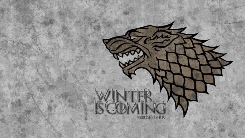 textured, Winter Is Coming, design, close-up, no people, craft, western script, animal, text, pattern, shape, paper, animal representation, TV, Game of Thrones