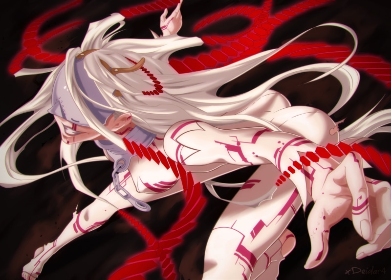 creativity, pattern, close-up, still life, illustration, female, no people, Deadman Wonderland, Shiro (Deadman Wonderland), white color, 2K, disguise