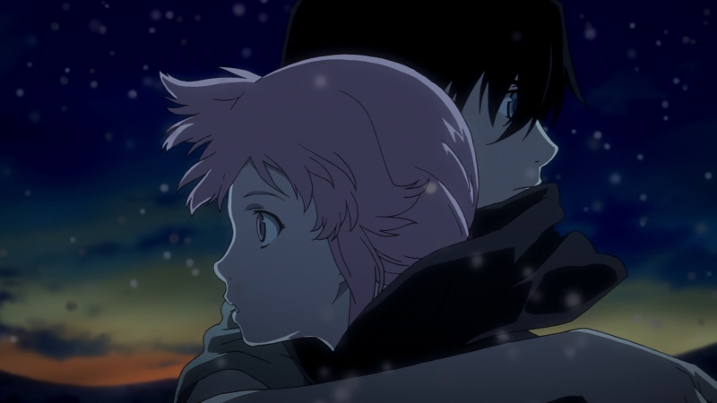Gasai Yuno, dark, side view, creativity, Mirai Nikki, digital composite, blue, one person, representation, vertebrate, Amano Yukiteru, 2K, animal wildlife