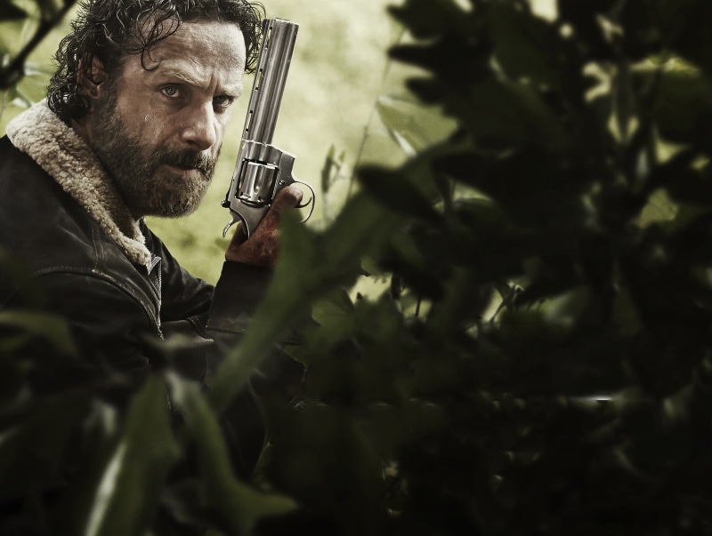The Walking Dead, denim, 1080P, s, men, jacket, Rick Grimes, black