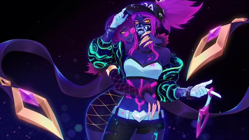 Video Game, League Of Legends, 1080P, Evelynn (League Of Legends), Akali (League Of Legends)