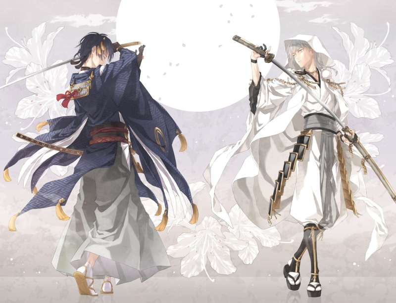 1080P, Mikazuki Munechika, Touken Ranbu, Anime, Tsurumaru Kuninaga