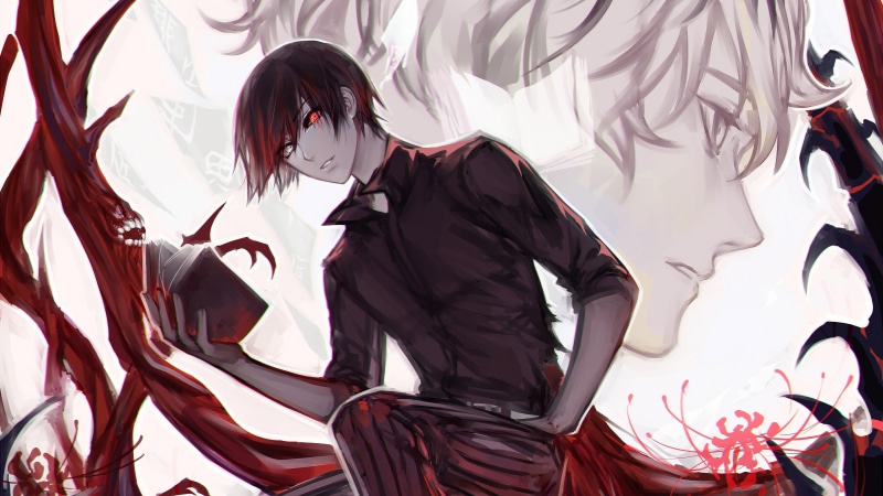 4K, Anime, Ken Kaneki, Tokyo Ghoul:re