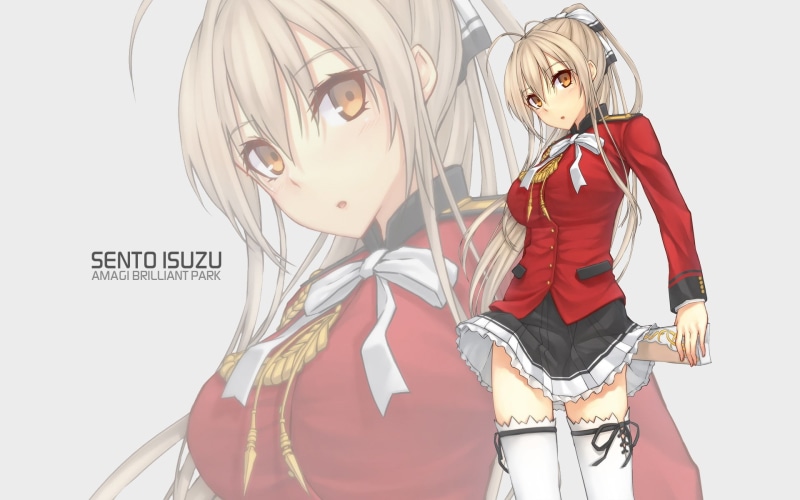 anime girls, 1080P, Sento Isuzu, Amagi Brilliant Park