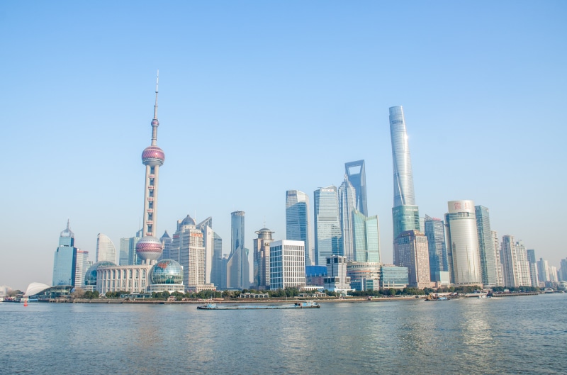 no people, pearl, outdoors, shanghai, china, nature, the bund, urban skyline, water, building, downtown district, built structure, oriental pearl tower