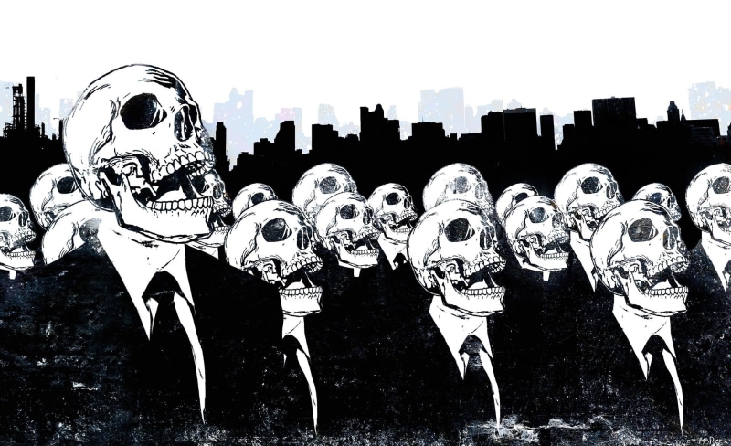 1080P, day, group, Aero, mask, side by side, arts culture and entertainment, nature, skeletons, no people, built structure, clear sky, city, landscape