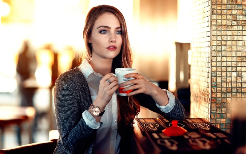 Drink, 1080P, Tea, Cup, Girl