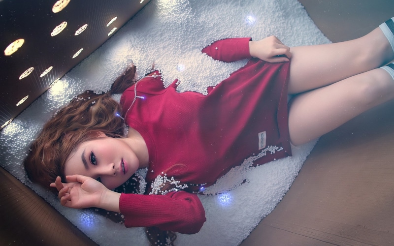 childhood, 1080P, lying down, one person, women, innocence, girls, child, portrait, girl images 1920x1200, leisure activity, real people, lifestyles, cute