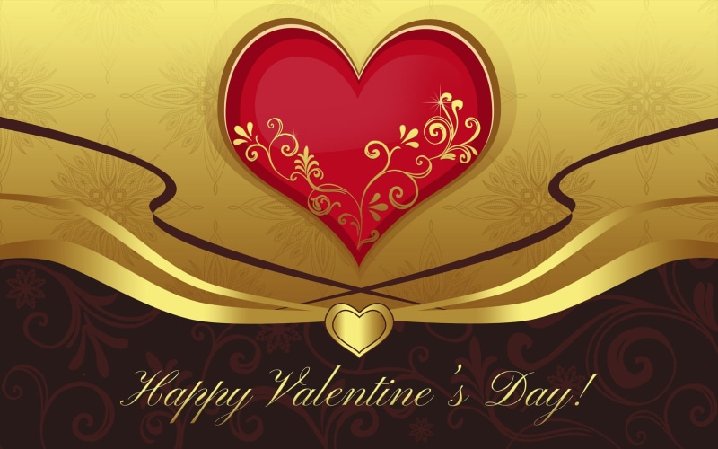 3d and abstract, valentines day, brown, valentine, 2K, hearts, valentines, s, happy, gold, day, heart, love