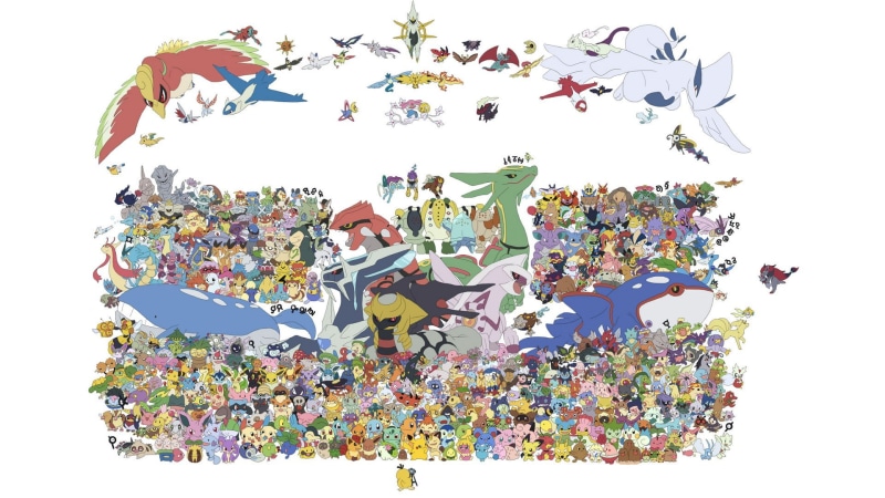 Pokémon, Giratina, Dialga, Ho-Oh, Rayquaza, Arceus, 1080P, kyogre, Groudon, Lugia
