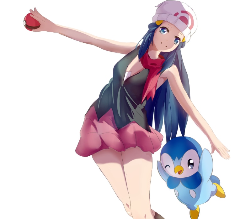 Pokémon: Diamond and Pearl, Piplup (Pokémon), Dawn (Pokémon), Pokémon, 1080P