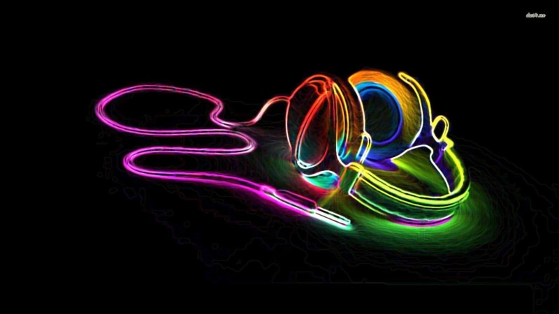 1080P, 4k pics, 1920x1080, Music, neon