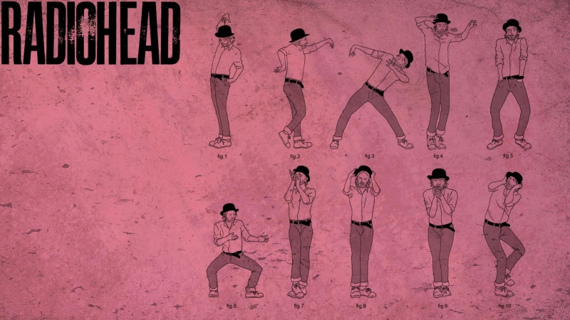 music, 1920x1080, radiohead, illustration, 1080P