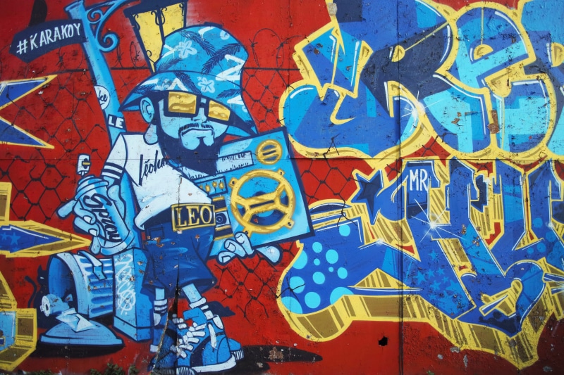 human representation, Photography, craft, art and craft, mural, Graffiti, blue, western script, beyoğlu, background, grafity, Travel, pattern, street art