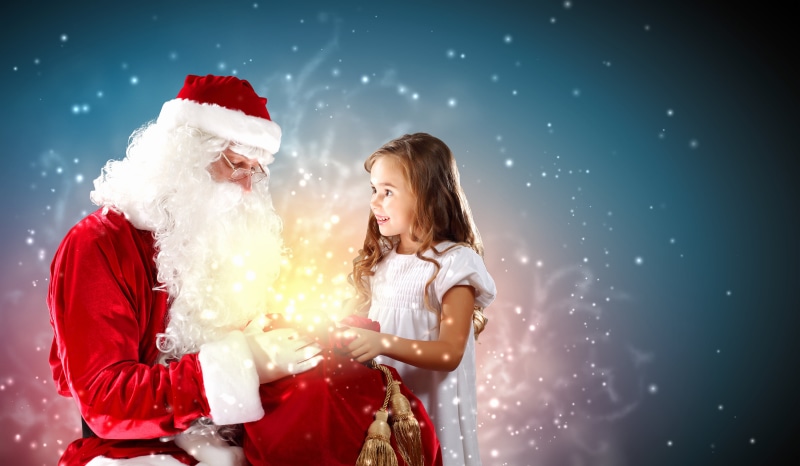 santa hat, girl, holiday - event, face, winter, claus, Santa, snowflake, season, cheerful, celebration, young Adult, december, clothing, joy, packages
