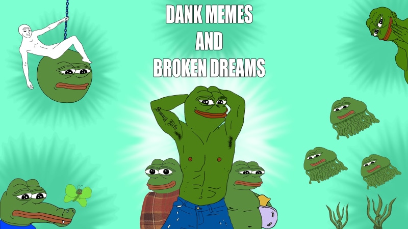 4K, memes, Pepe (meme), frog
