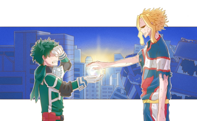 Izuku Midoriya, Anime, 2K, My Hero Academia, All Might, Toshinori Yagi