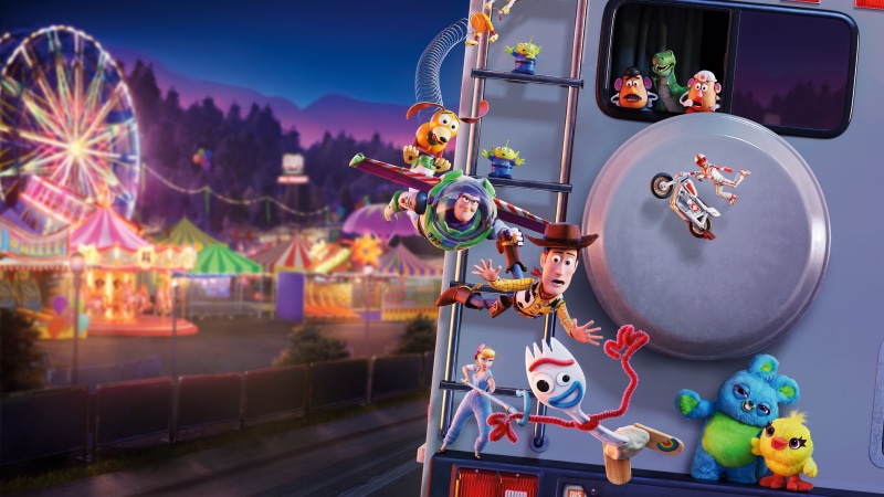 5K, adventure, Toy Story 4, toys, cartoon, fantasy