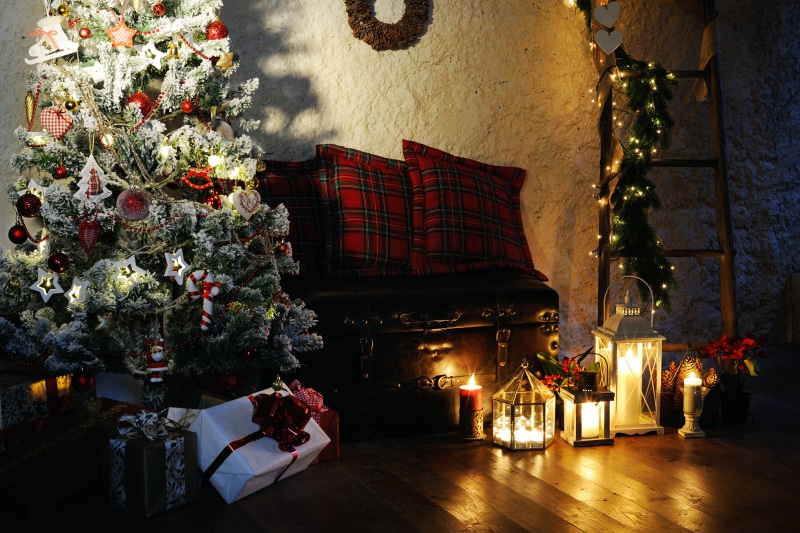 fireplace, holiday celebration, 5K, design, New Year, gifts, toys, home, tree, Christmas, Merry Christmas, interior, Christmas tree, Xmas, decoration